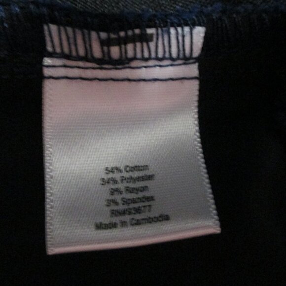 St. John's Bay navy capris pull on elastic waist, soft, stretchy size 24W - Picture 5 of 8